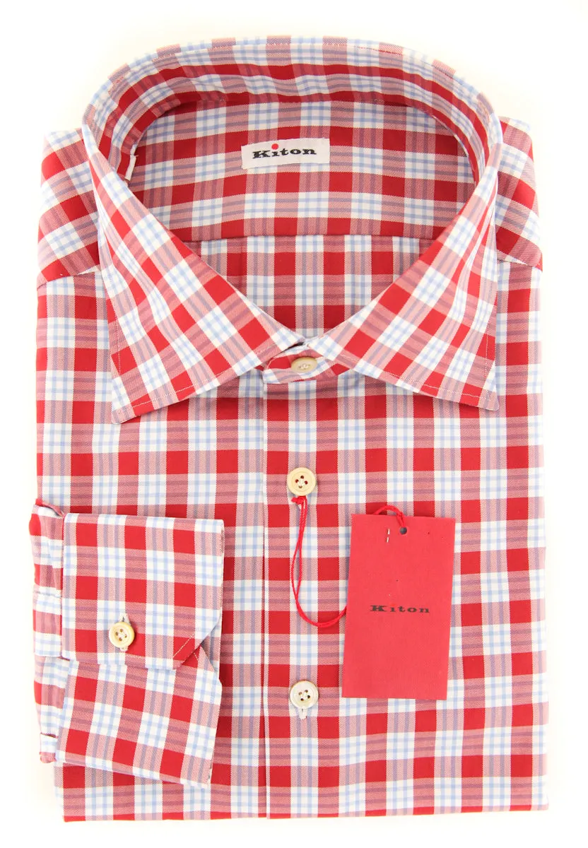 Kiton Red Shirt - Slim