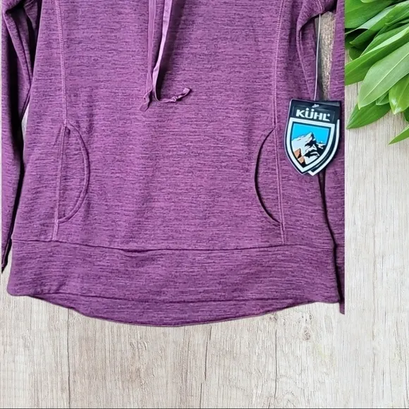 Kuhl Lea Pullover Sweatshirt size small rosewood women's NWT cowl neck