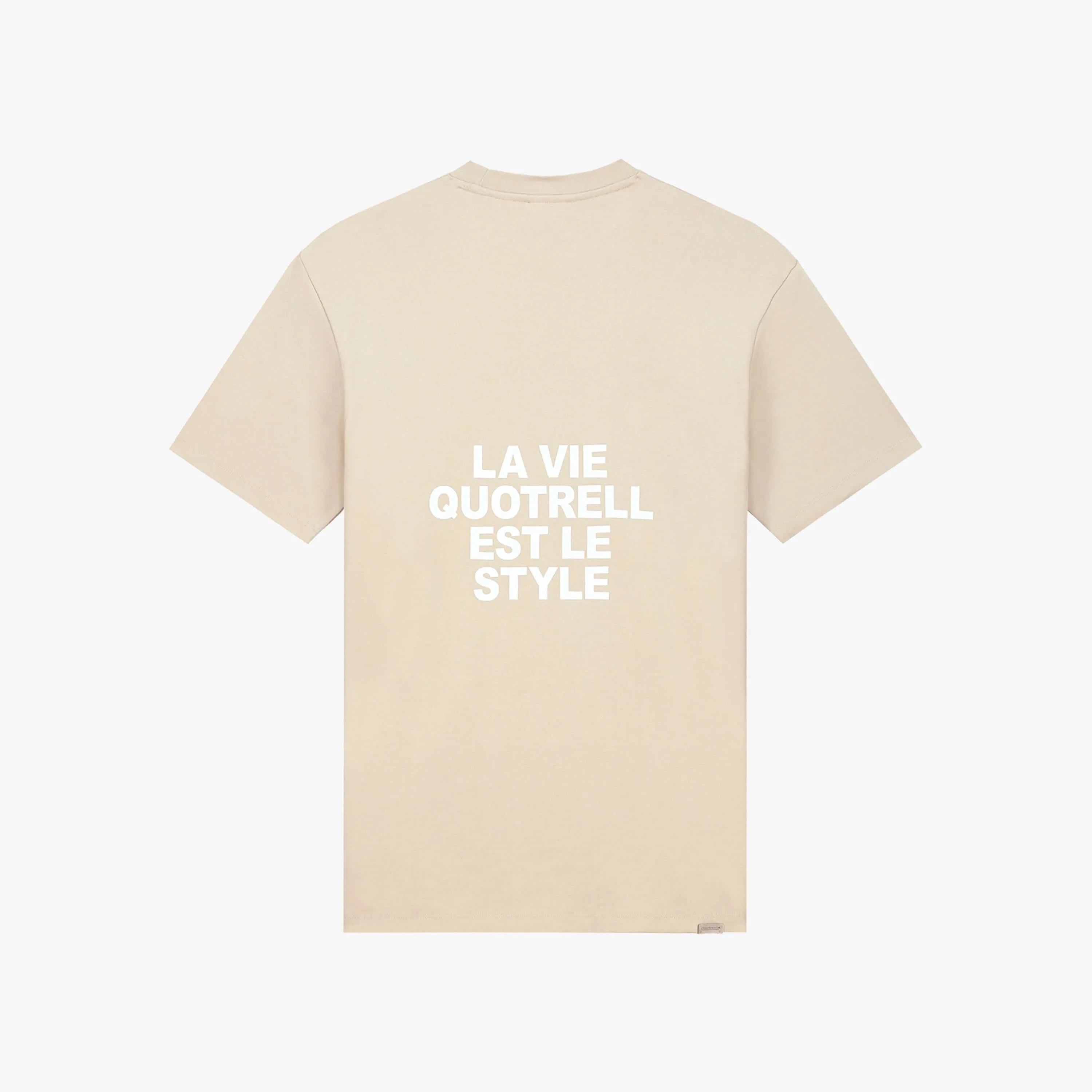LA VIE T-SHIRT | OAT/OFF WHITE