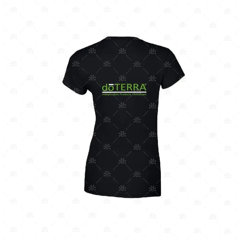 Ladies doTERRA Branded T-Shirt - Design Style 10 (Black)