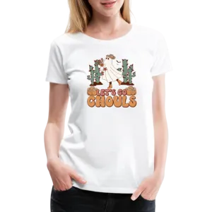 “Let’s Go Ghouls”-Women’s Premium T-Shirt