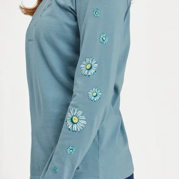 Life Is Good Women's Tee, Smoky Blue (Size XXXL)