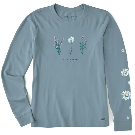 Life Is Good Women's Tee, Smoky Blue (Size XXXL)