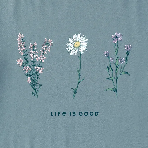 Life Is Good Women's Tee, Smoky Blue (Size XXXL)