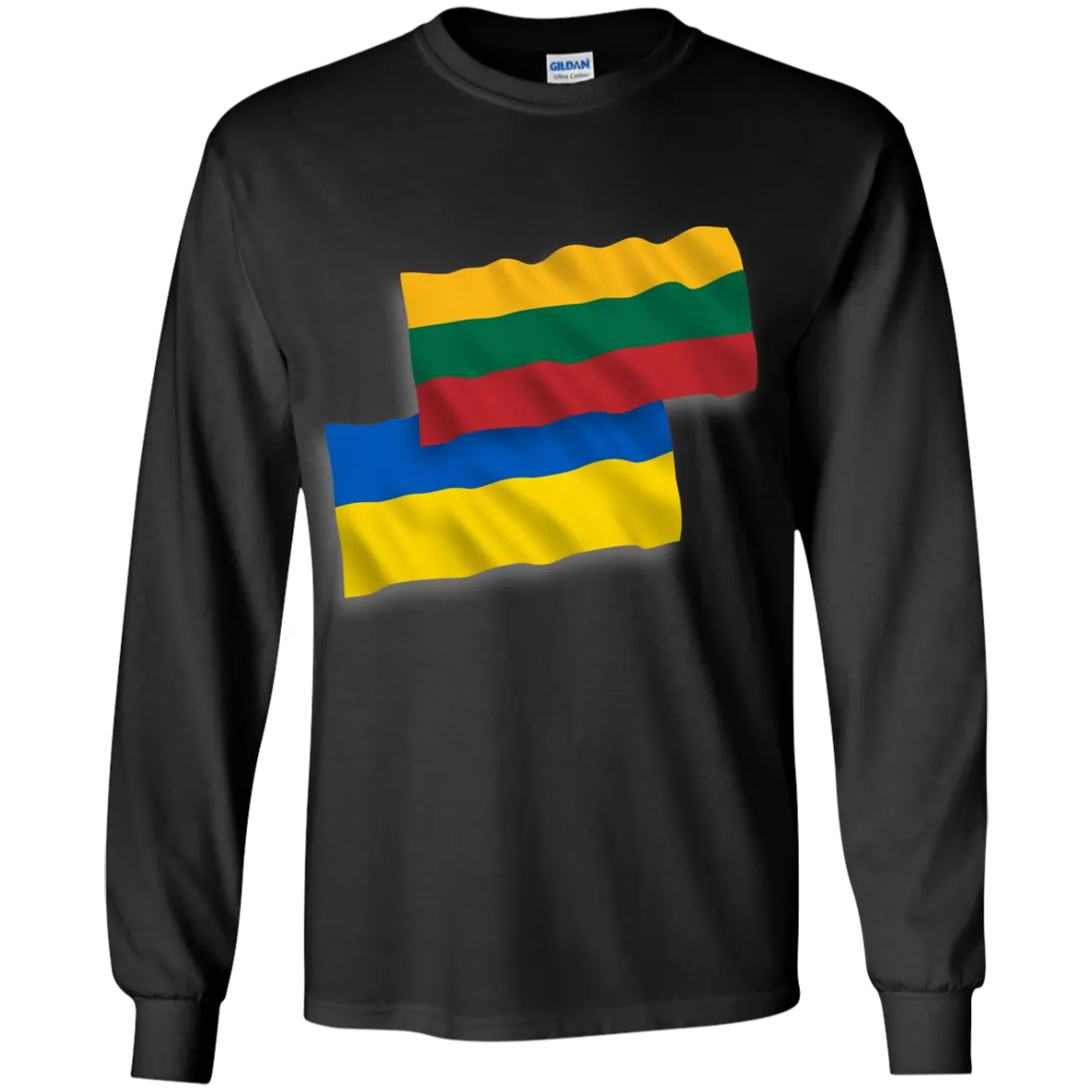 Lithuania Ukraine Flag - Boys Youth Classic Long Sleeve T-Shirt