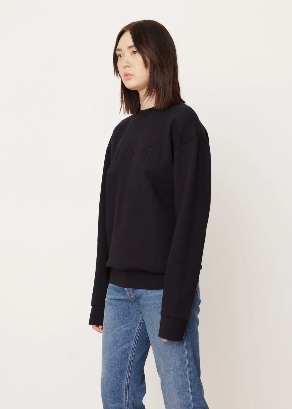 Logo Embroidery Sweatshirt