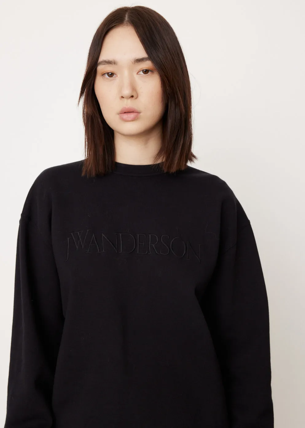 Logo Embroidery Sweatshirt