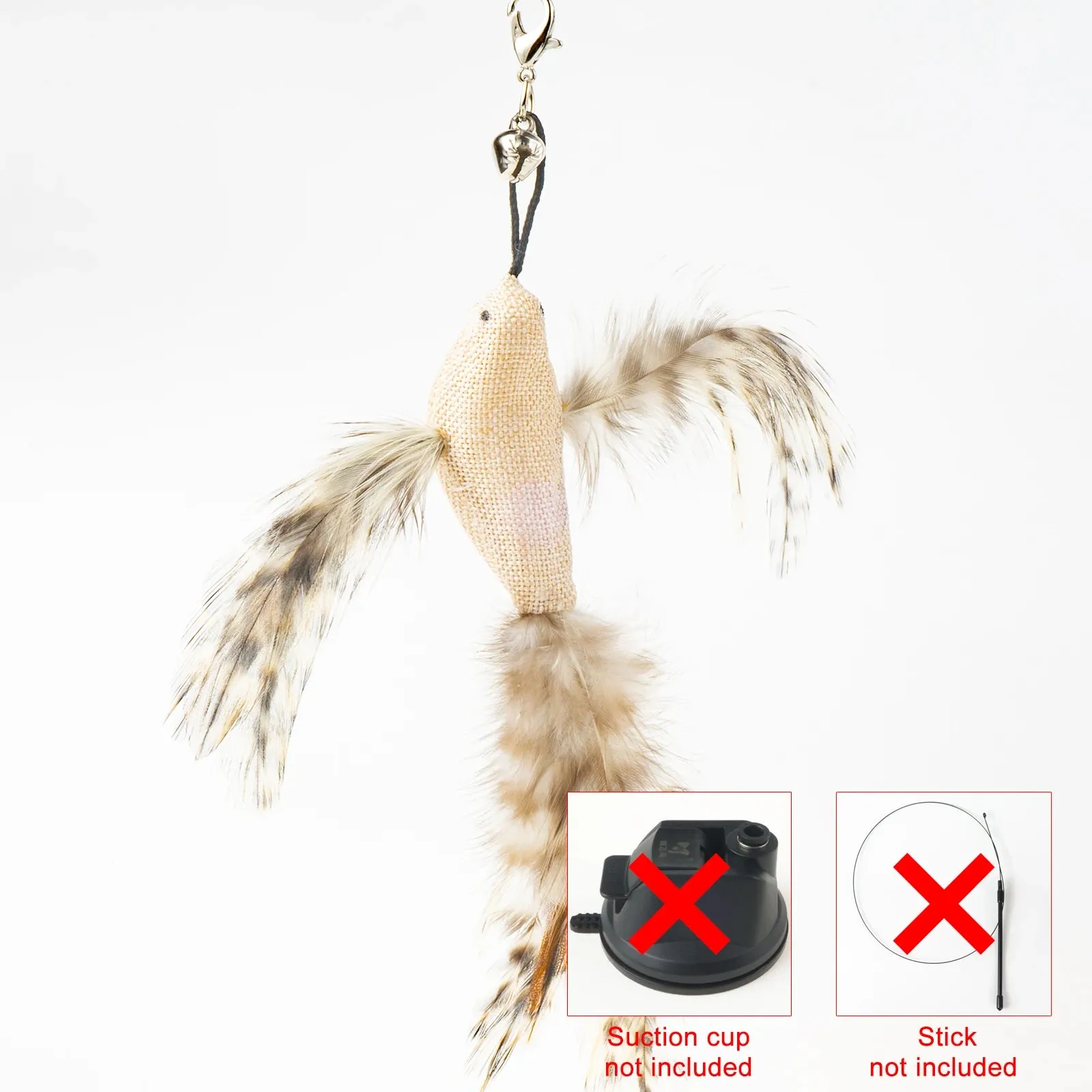 LOHUAHUA Handsfree Bird/Feather Cat Wand