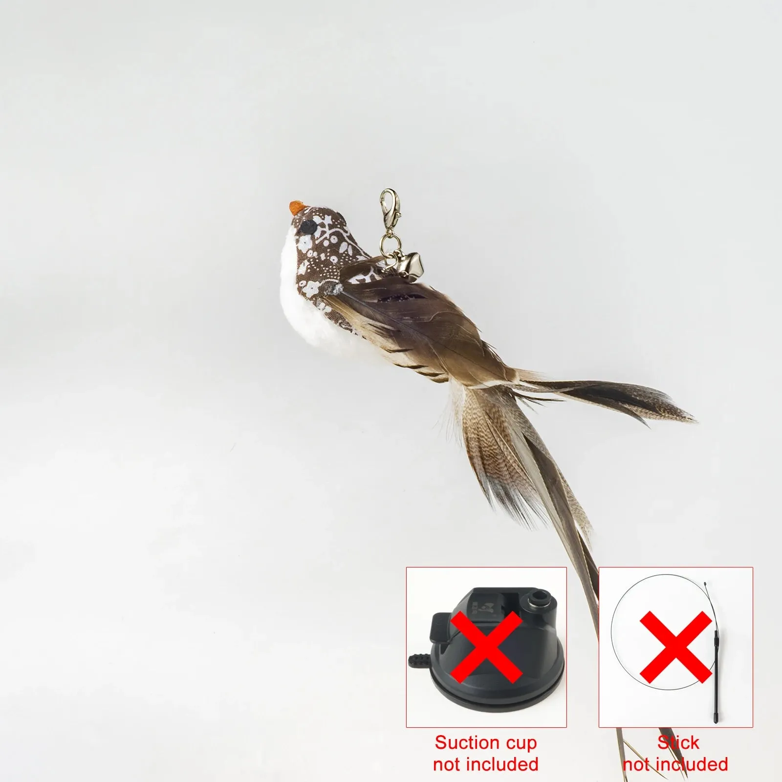 LOHUAHUA Handsfree Bird/Feather Cat Wand
