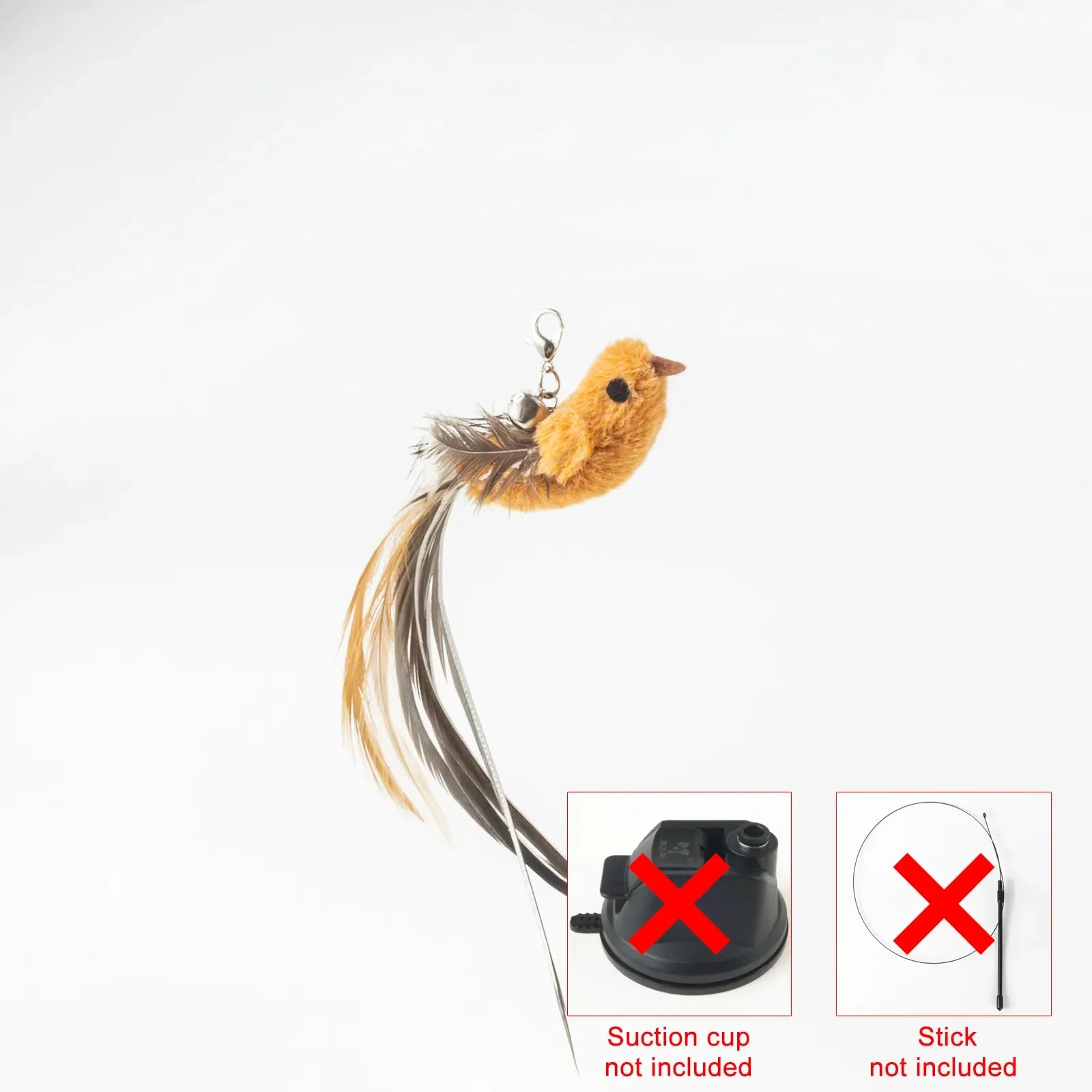 LOHUAHUA Handsfree Bird/Feather Cat Wand
