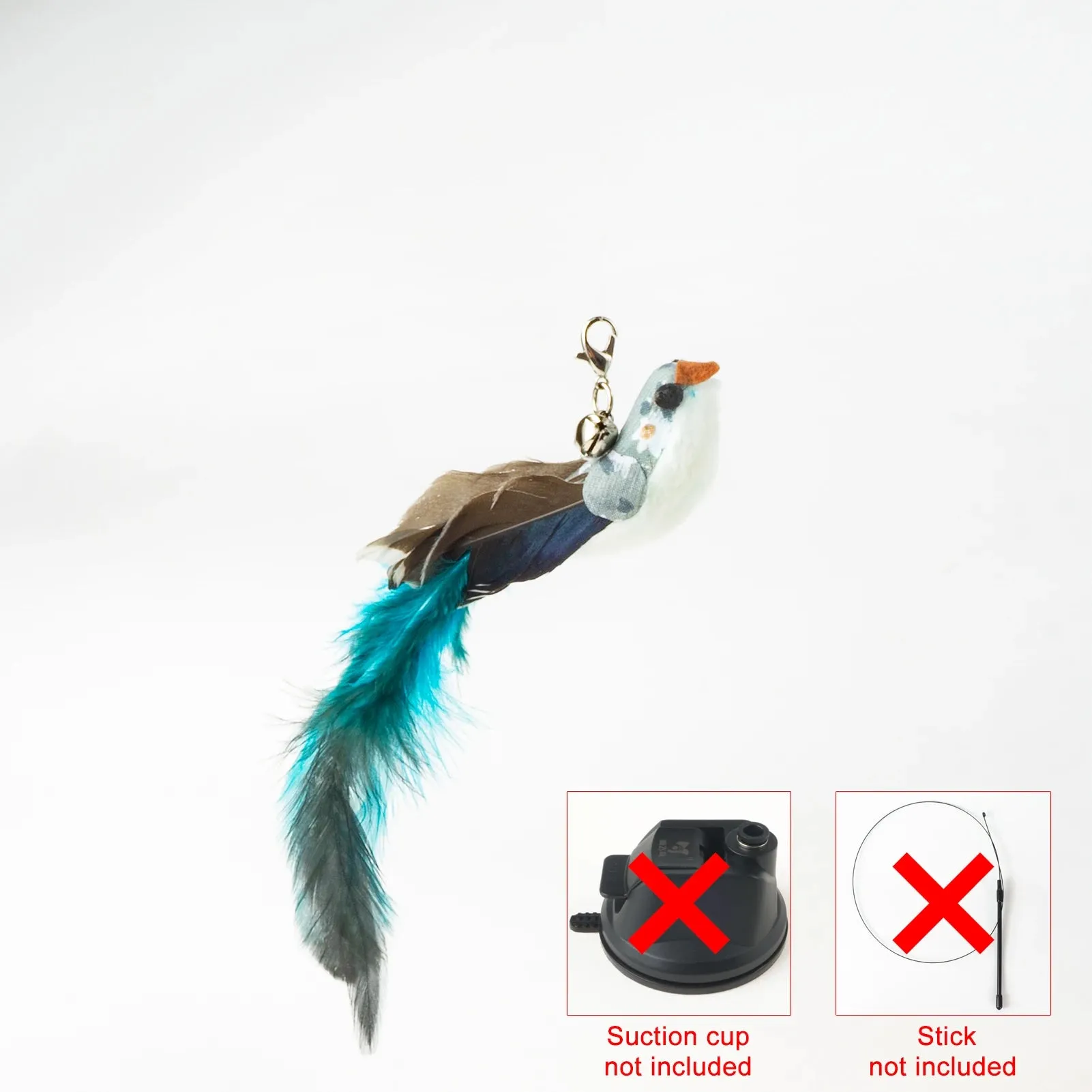 LOHUAHUA Handsfree Bird/Feather Cat Wand
