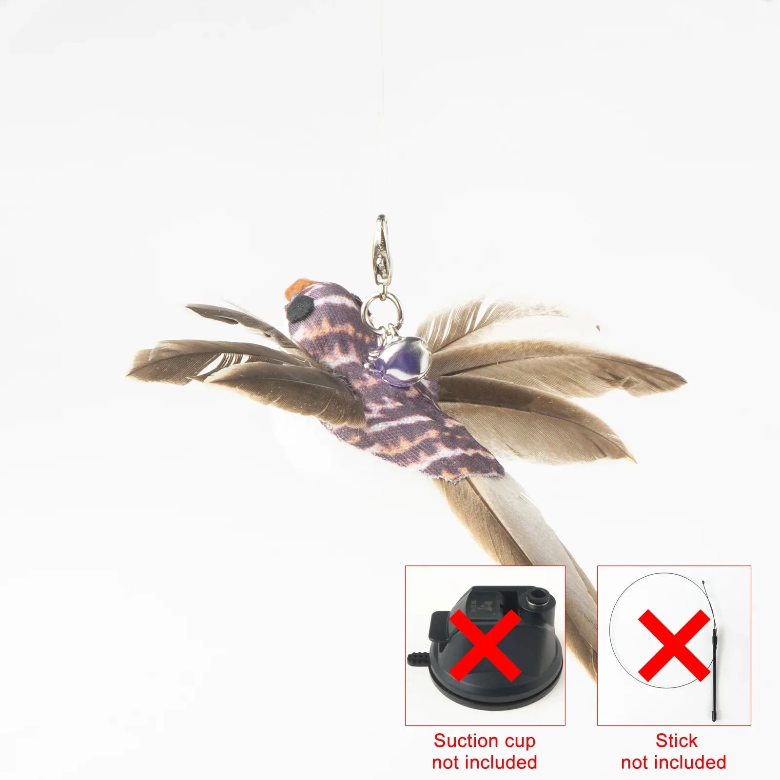 LOHUAHUA Handsfree Bird/Feather Cat Wand