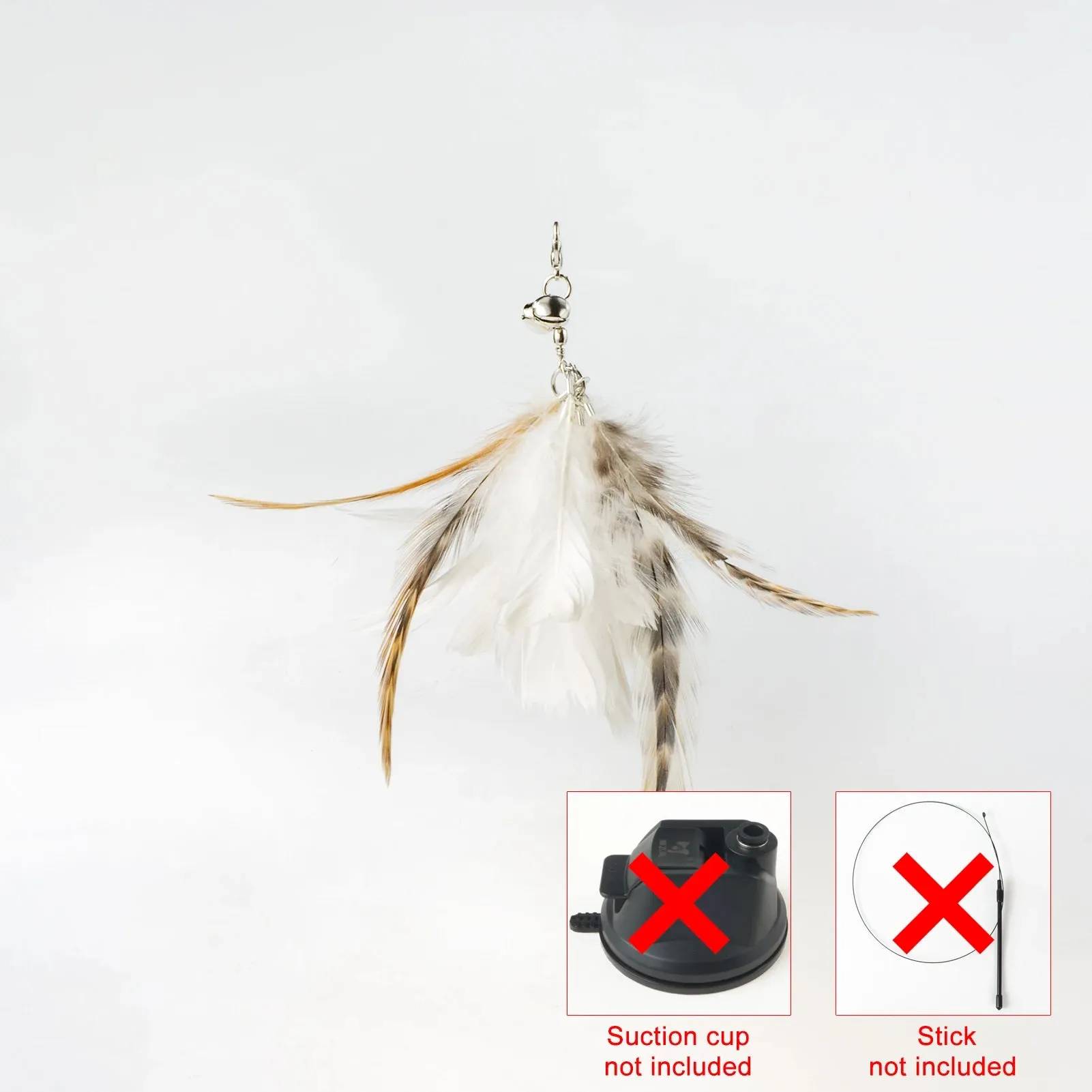 LOHUAHUA Handsfree Bird/Feather Cat Wand