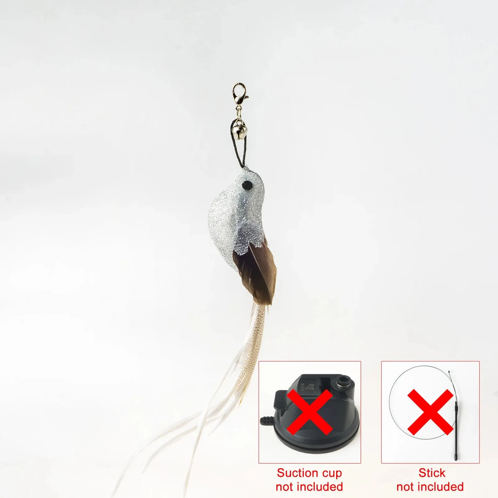 LOHUAHUA Handsfree Bird/Feather Cat Wand