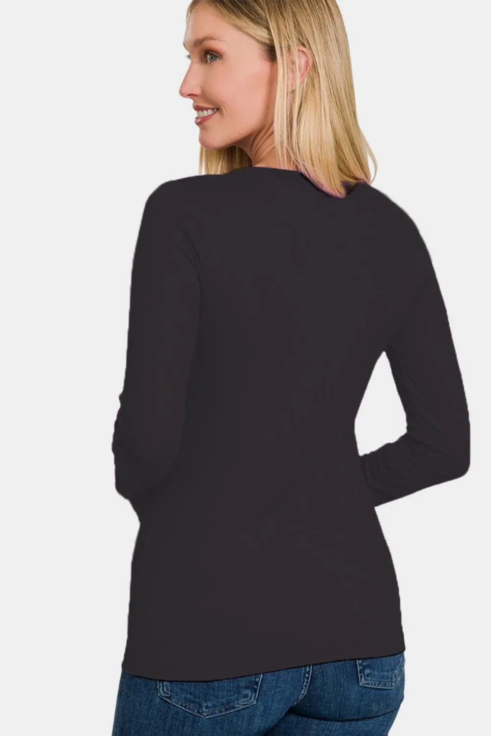 Long Sleeve Round Neck T-Shirt