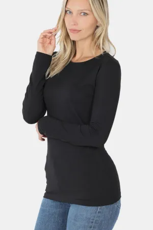 Long Sleeve Round Neck T-Shirt