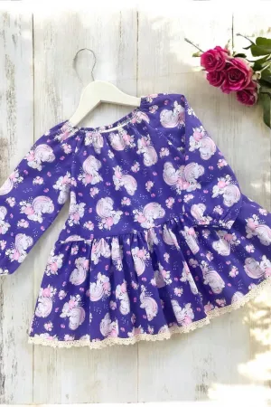 Long Sleeve Vintage Seaside Dress | Perfect Unicorns