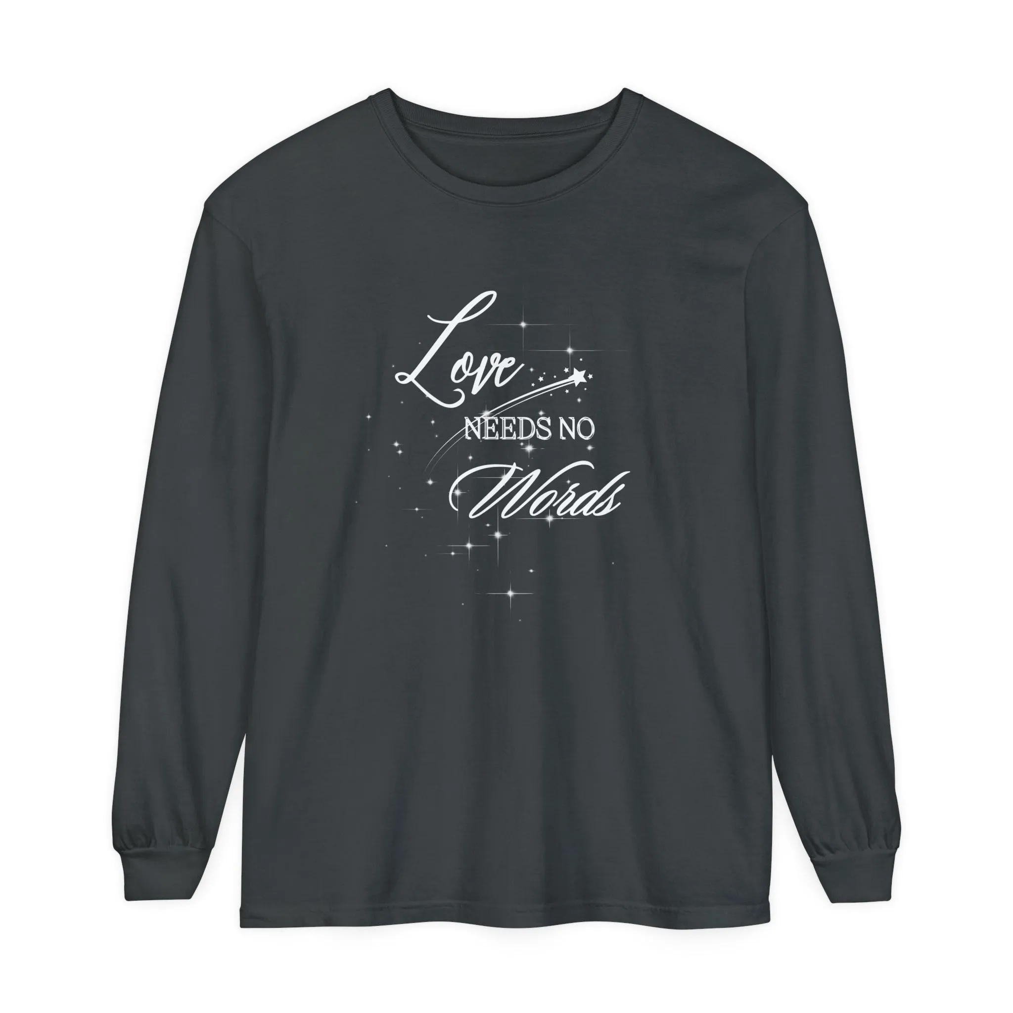Love Needs no Words Shooting Star Long Sleeve Tee