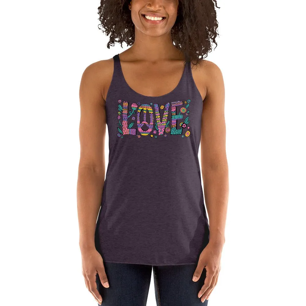 LOVE Women's Racerback Tank
