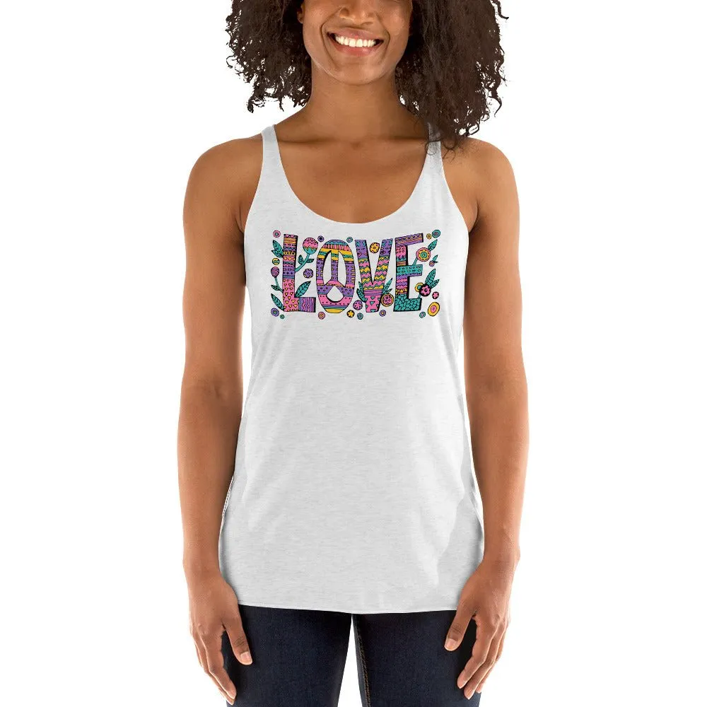LOVE Women's Racerback Tank