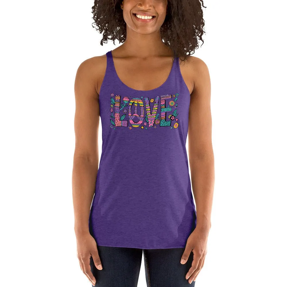 LOVE Women's Racerback Tank