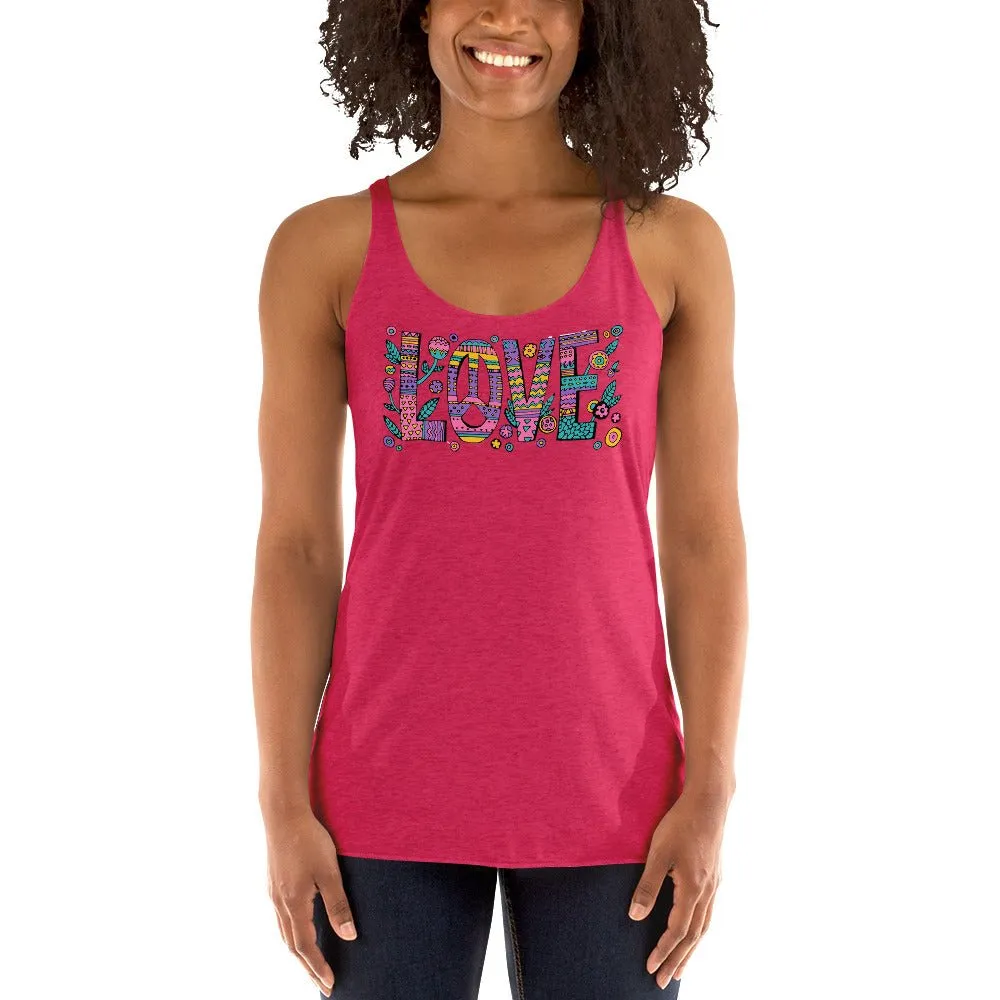 LOVE Women's Racerback Tank