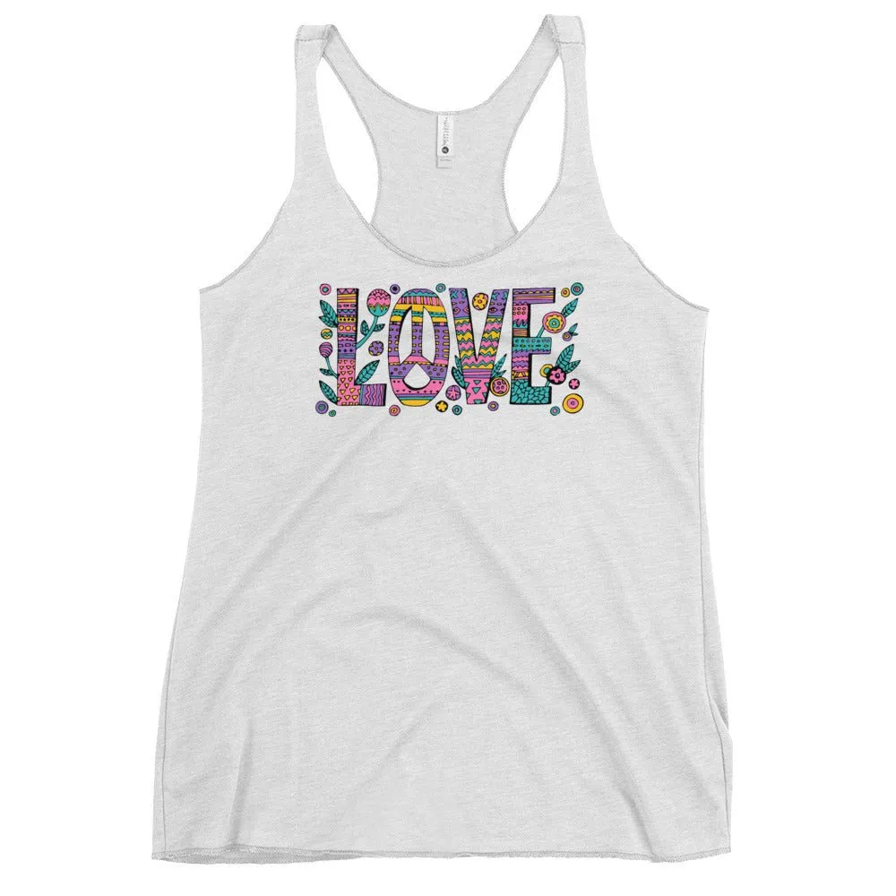 LOVE Women's Racerback Tank