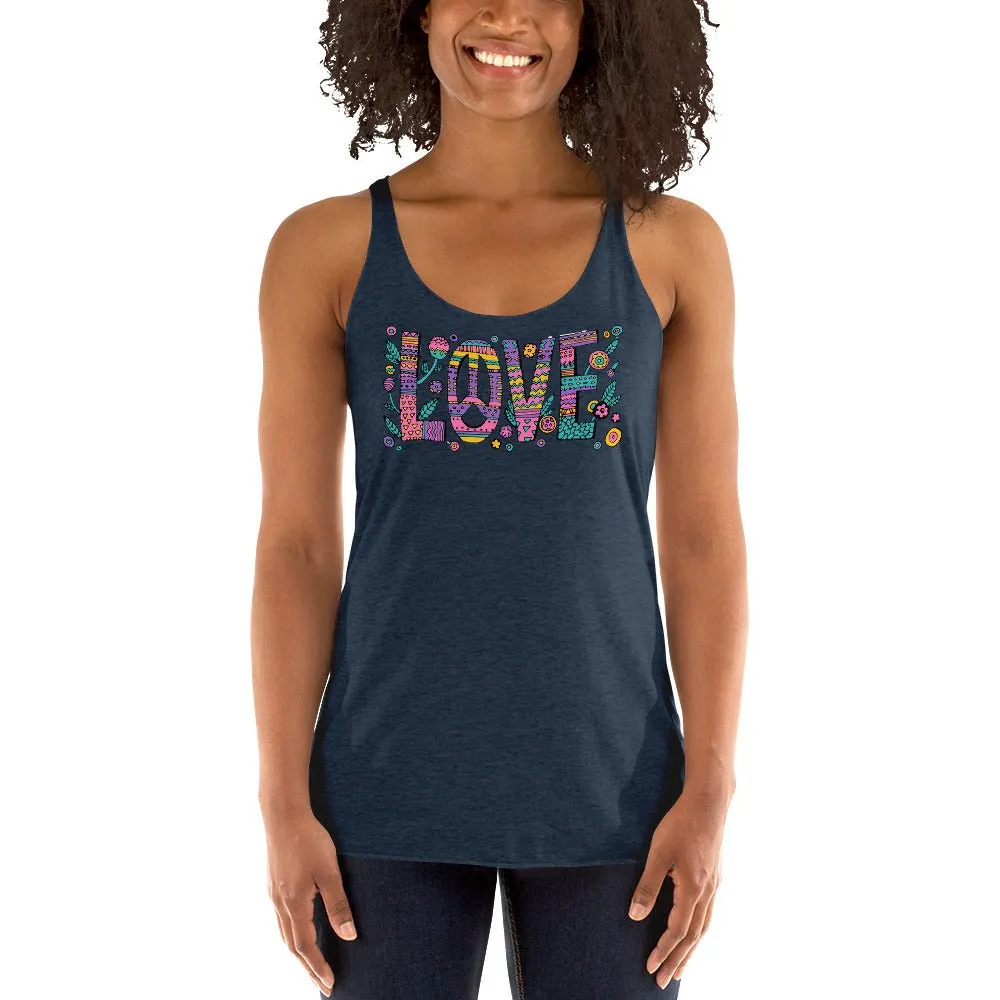 LOVE Women's Racerback Tank