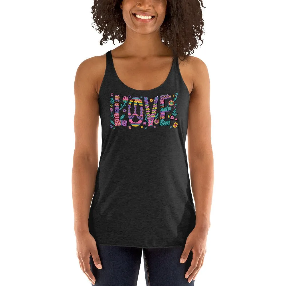 LOVE Women's Racerback Tank