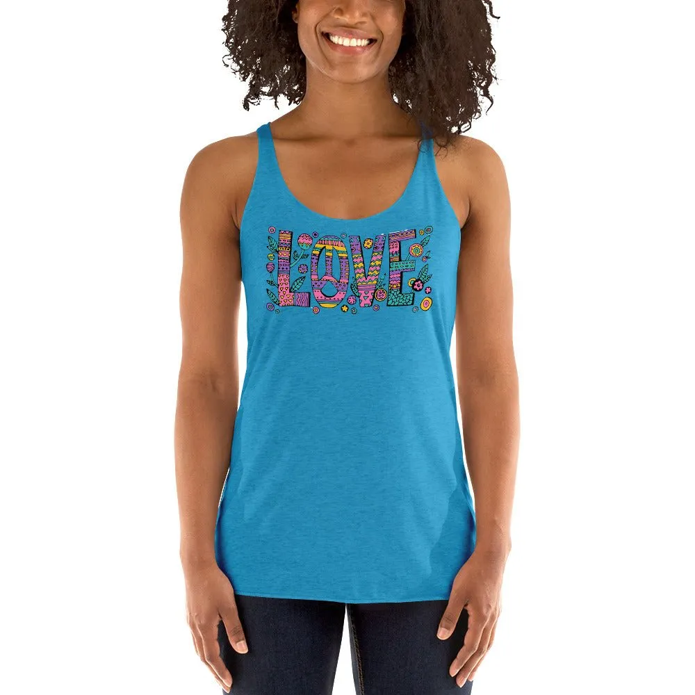LOVE Women's Racerback Tank