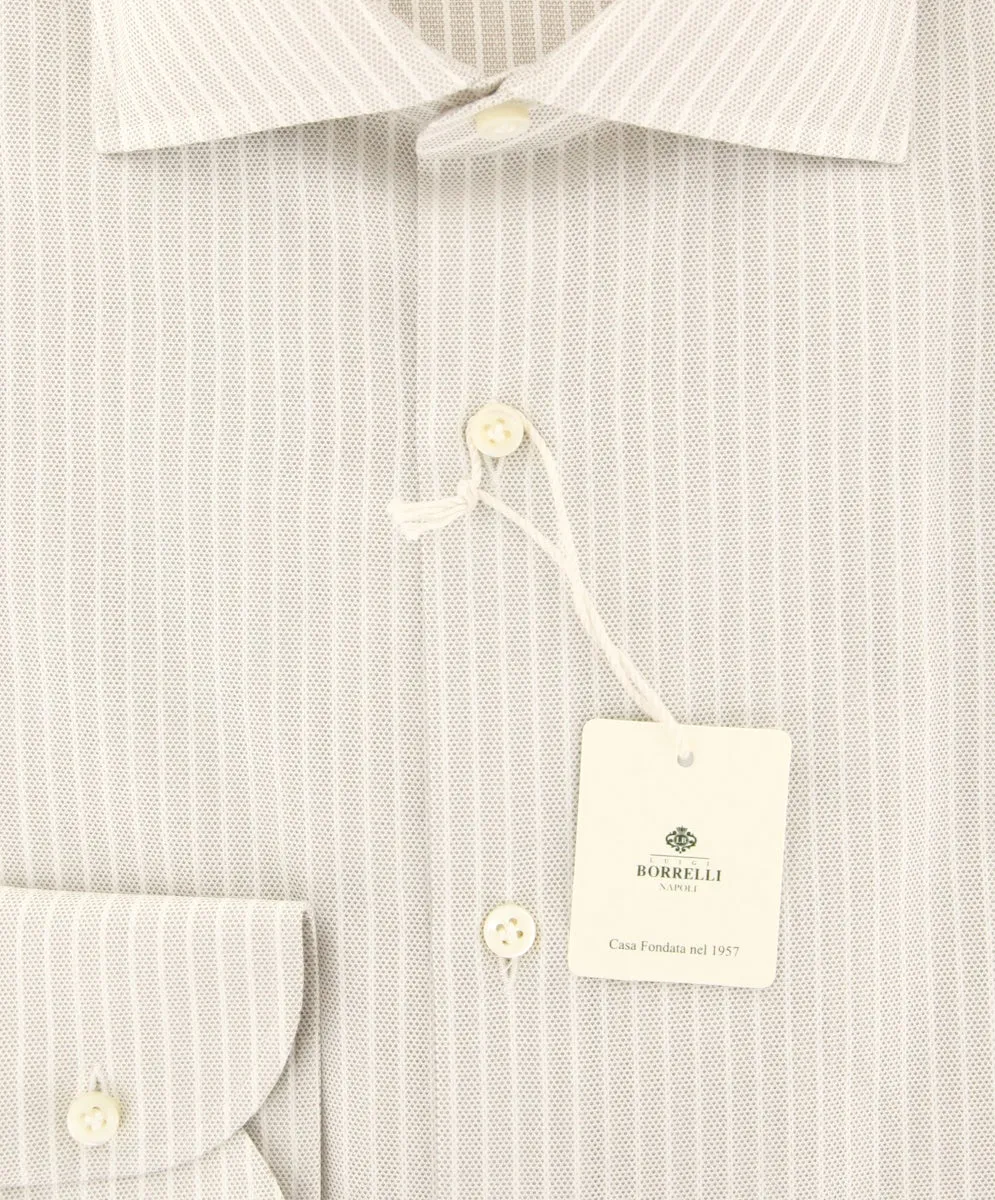 Luigi Borrelli Beige Shirt - Slim