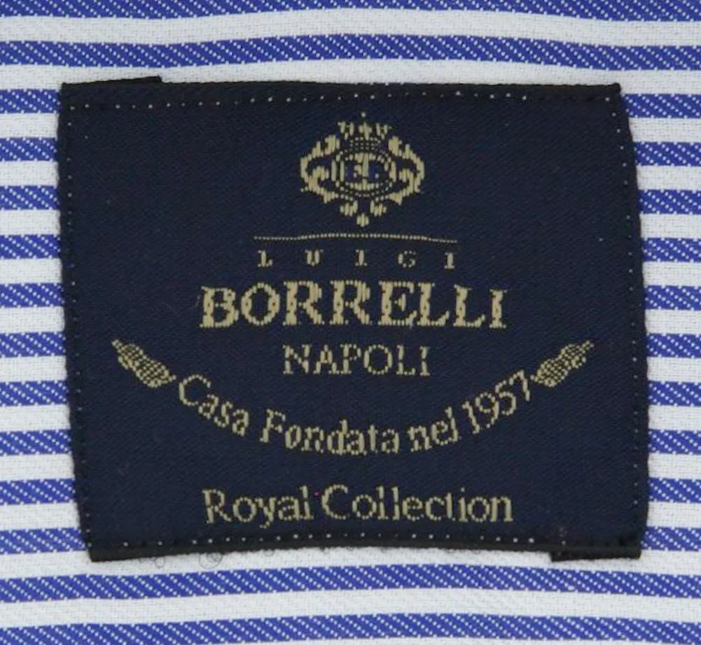 Luigi Borrelli Blue Shirt - Slim
