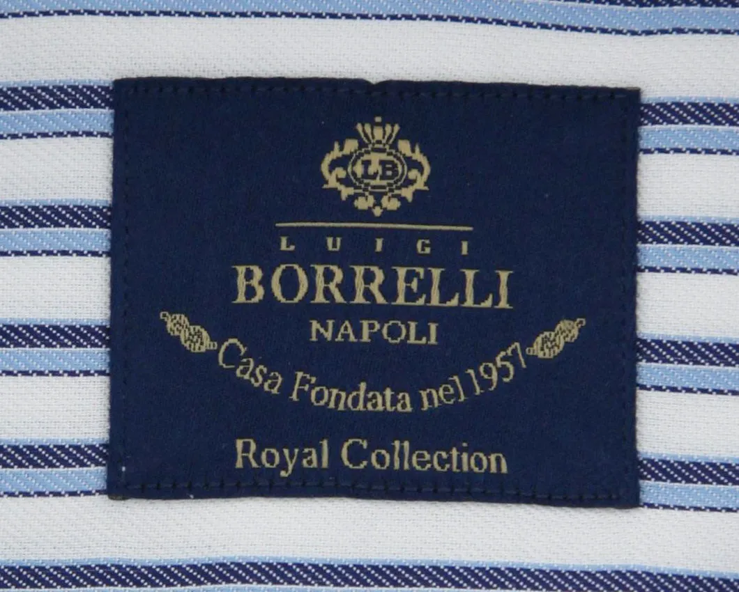 Luigi Borrelli Blue Shirt - Slim