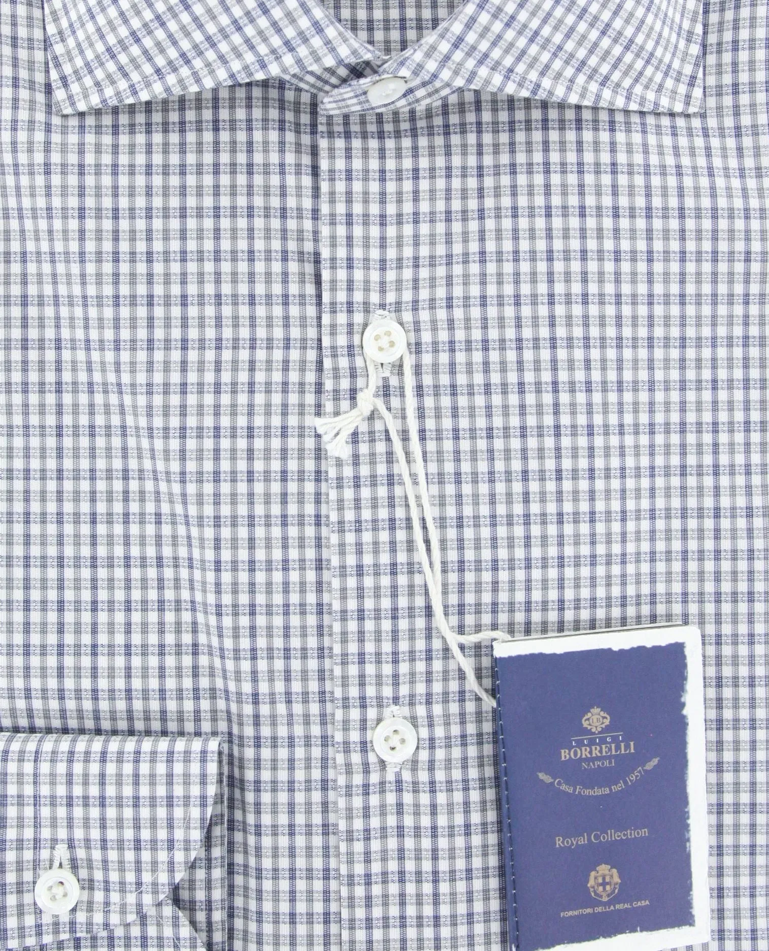 Luigi Borrelli Blue Shirt - Slim