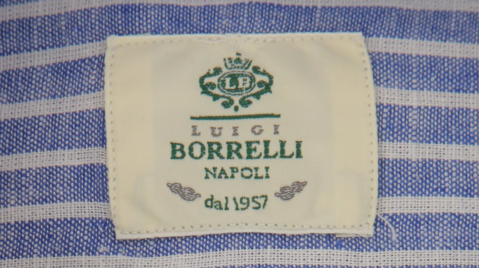 Luigi Borrelli Blue Shirt - Slim