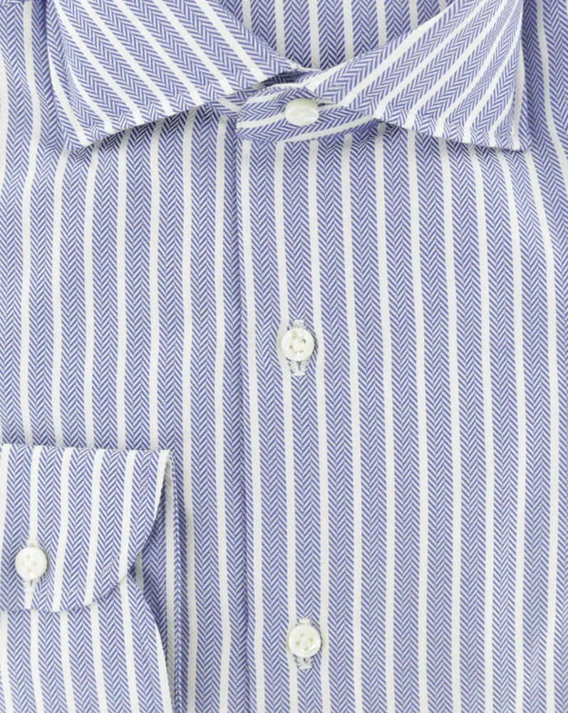 Luigi Borrelli Blue Shirt - Slim