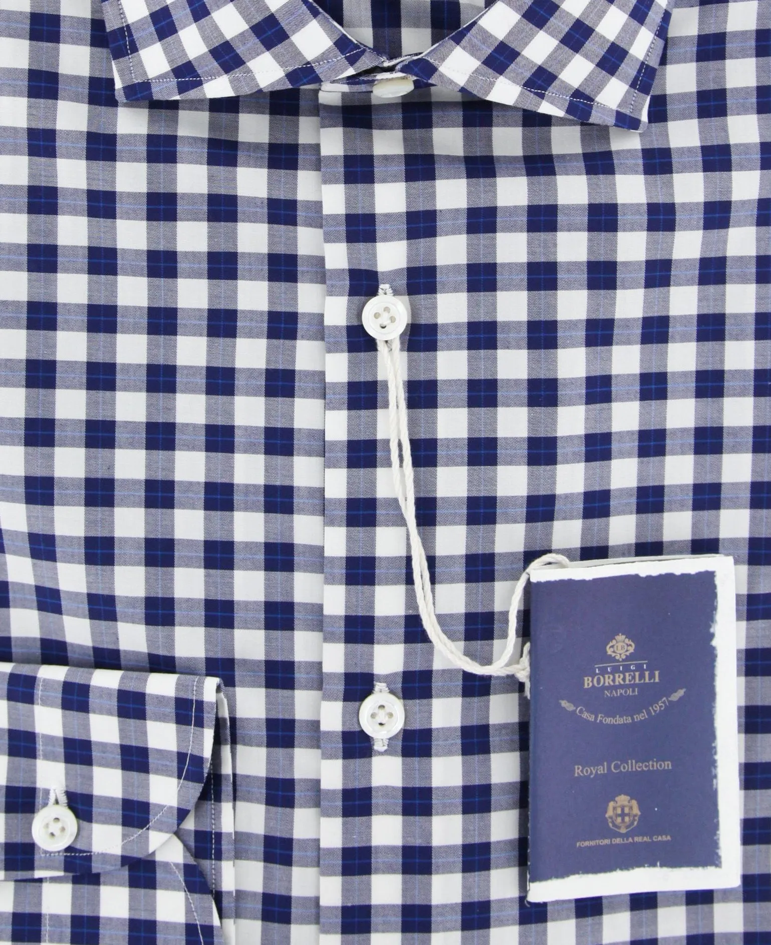 Luigi Borrelli Blue Shirt - Slim