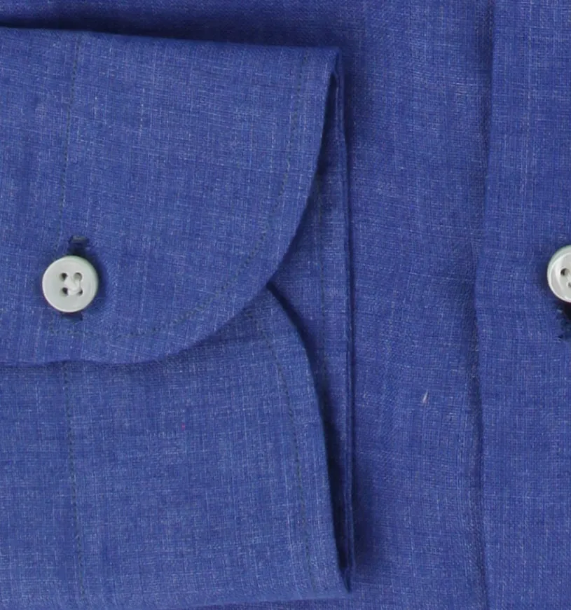Luigi Borrelli Blue Shirt - Slim