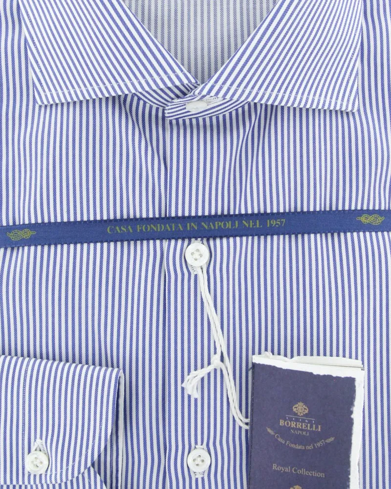 Luigi Borrelli Blue Shirt - Slim