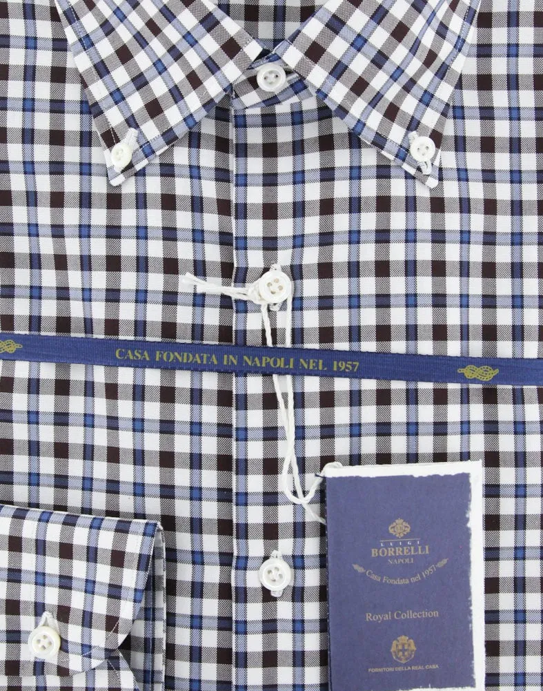Luigi Borrelli Brown Shirt - Slim