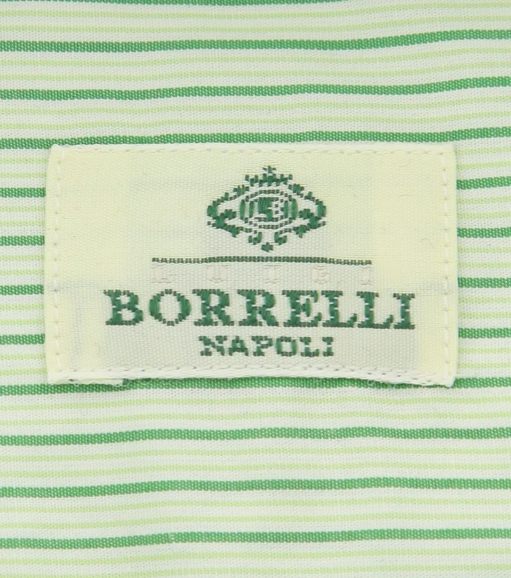 Luigi Borrelli Green Shirt - Extra Slim