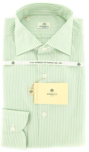 Luigi Borrelli Green Shirt - Extra Slim
