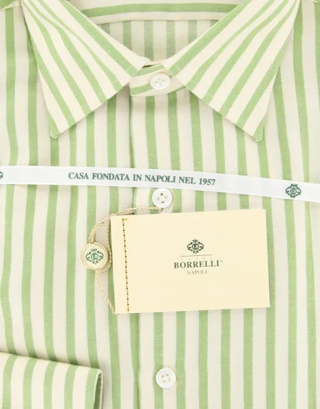 Luigi Borrelli Green Shirt - Extra Slim