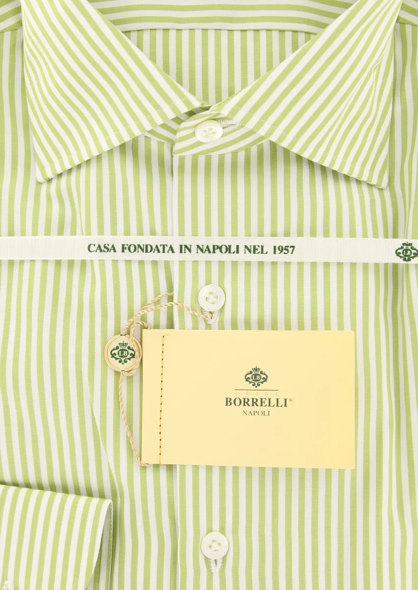 Luigi Borrelli Green Shirt - Extra Slim