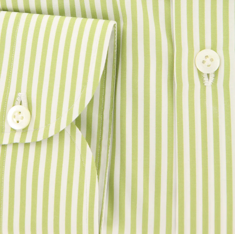 Luigi Borrelli Green Shirt - Extra Slim