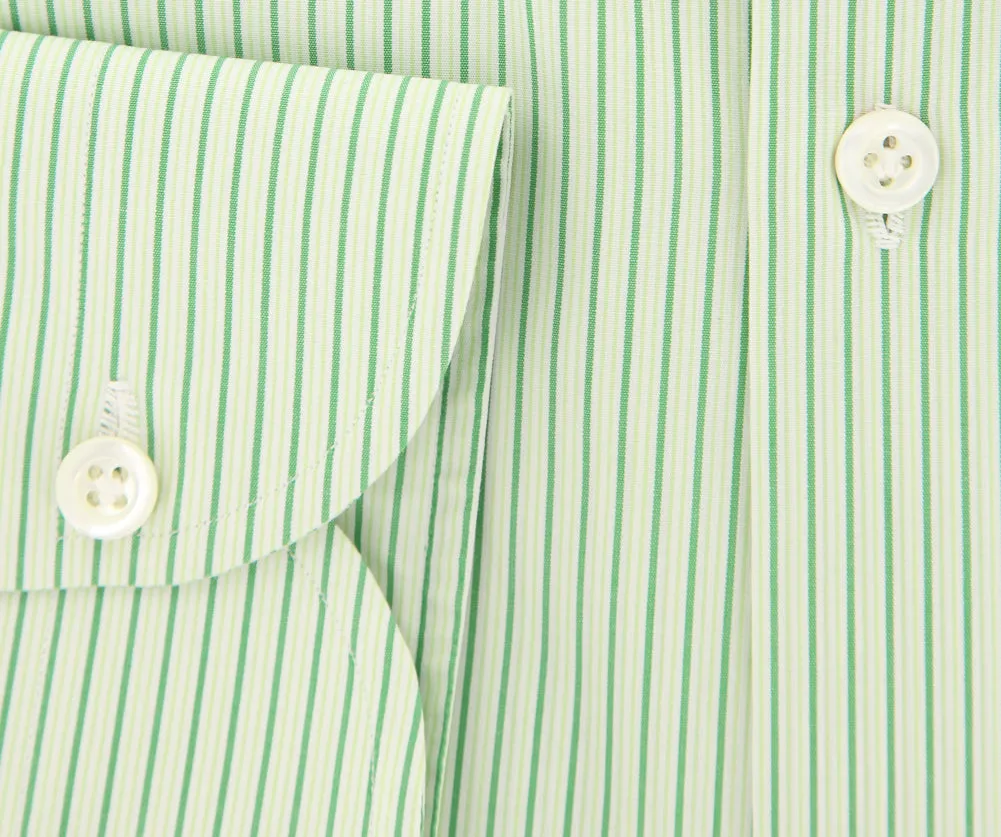 Luigi Borrelli Green Shirt - Extra Slim