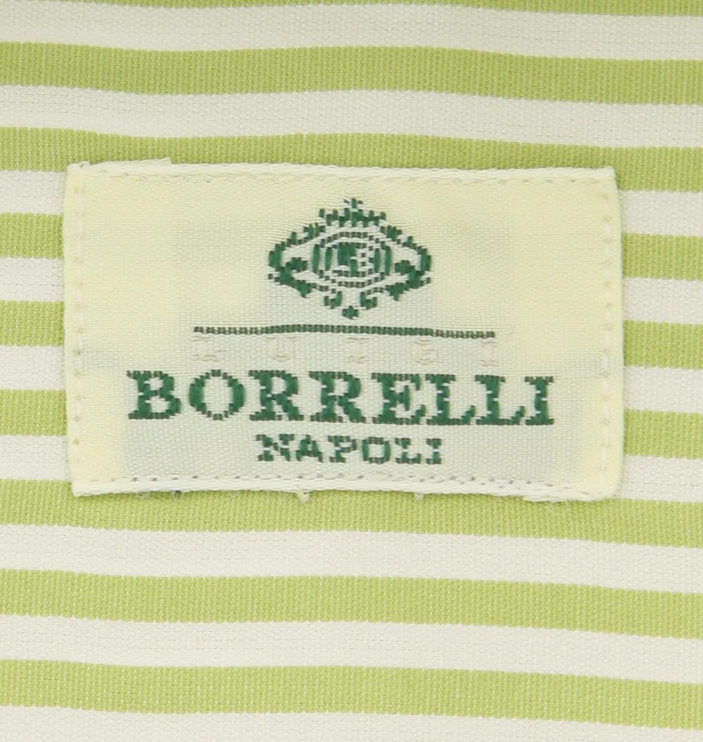 Luigi Borrelli Green Shirt - Extra Slim