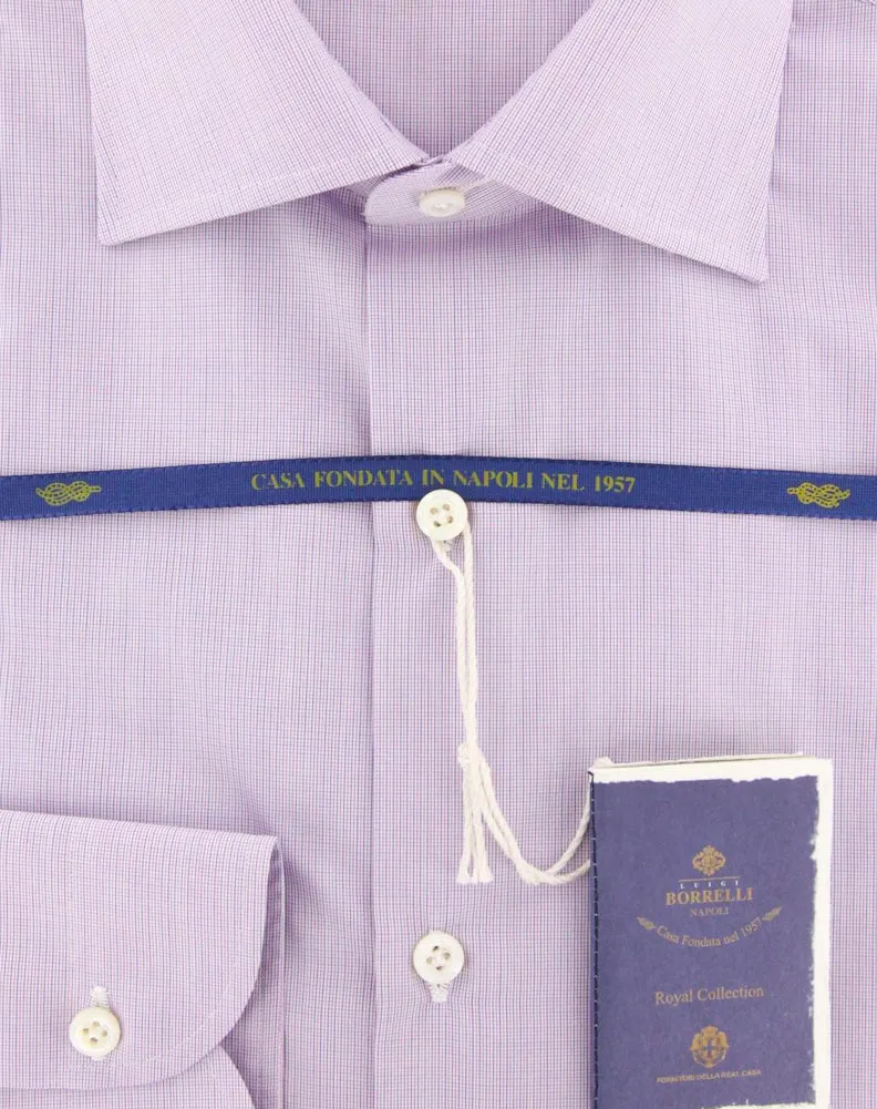 Luigi Borrelli Lavender Purple Shirt - Slim