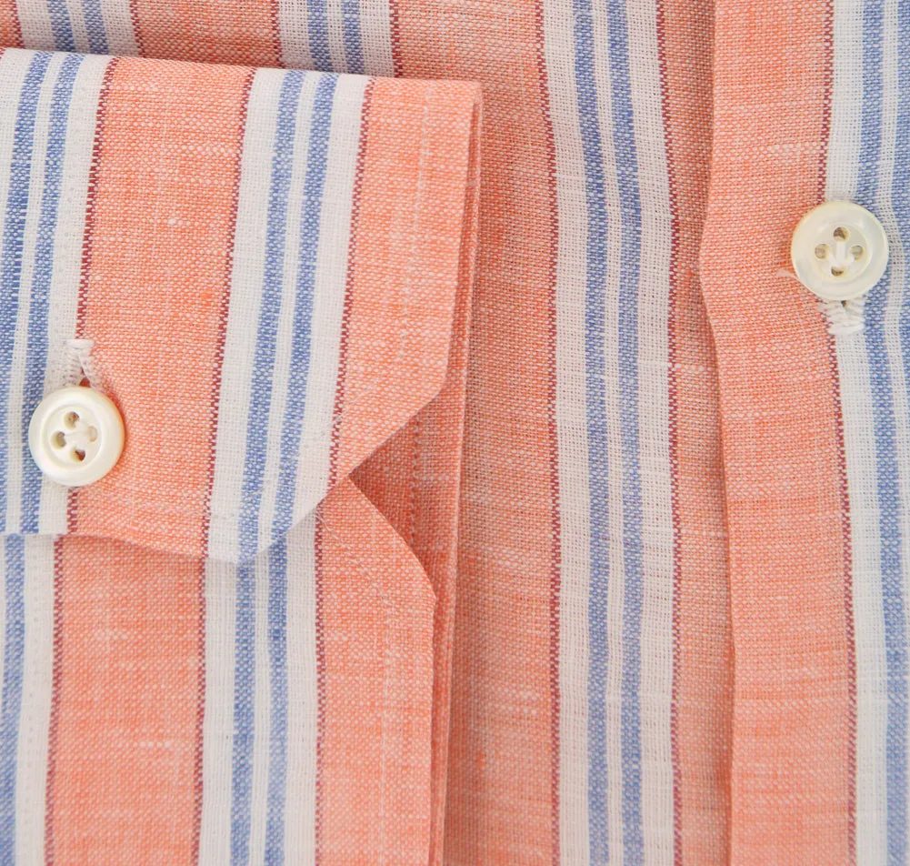 Luigi Borrelli Orange Shirt - Extra Slim