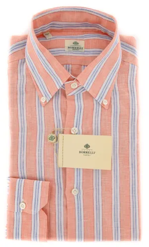 Luigi Borrelli Orange Shirt - Extra Slim